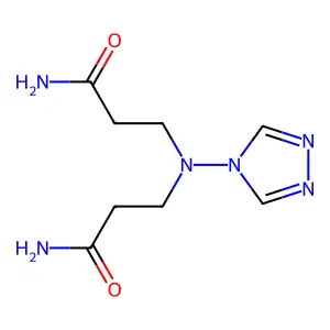 Propanamide, 3,3'-(4H-1,2,4-triazol-4-ylimino)bis- structure