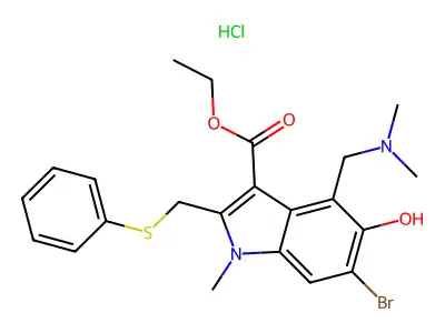 盐酸阿比朵尔 structure