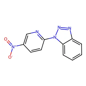 1-(5-Nitropyridin-2-yl)benzotriazole structure
