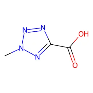 2-methyl-2H-1,2,3,4-tetrazole-5-carboxylic acid structure
