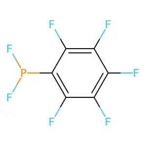 Phosphonous difluoride, (pentafluorophenyl)- structure