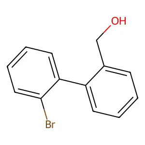 [2-(2-Bromophenyl)phenyl]methanol structure
