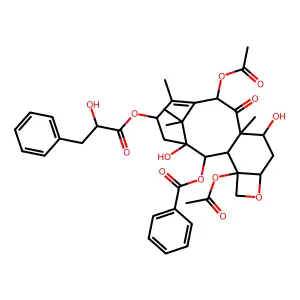 Baccatin III 13-(R-3-phenyllactate) structure