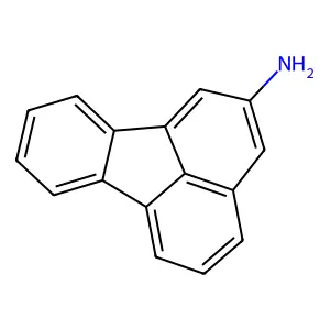 2-Aminofluoranthene structure