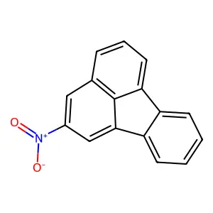 2-Nitrofluoranthene structure