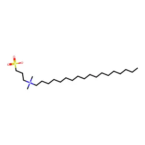 N-Octadecyl-N,N-dimethyl-3-ammonio-1-propanesulfonate structure