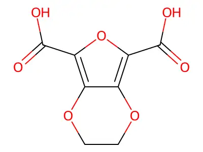 2,3-Dihydrofuro[3,4-b][1,4]dioxine-5,7-dicarboxylic acid structure