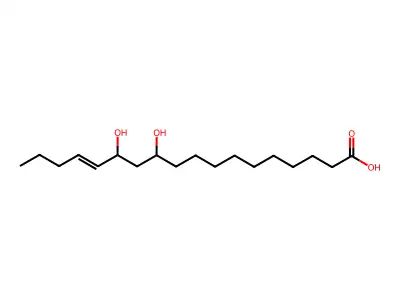 11,13-二羟基十八碳-14-烯酸 structure