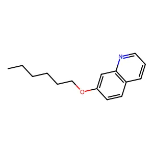 7-Hexoxyquinoline structure
