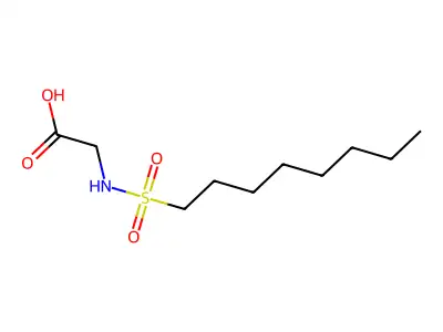N-(Octylsulfonyl)glycine structure