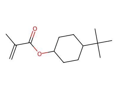2-Propenoic acid, 2-methyl-, 4-(1,1-dimethylethyl)cyclohexyl ester structure