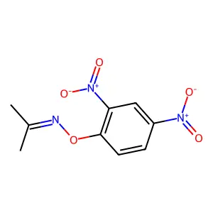 N-(2,4-Dinitrophenoxy)propan-2-imine structure