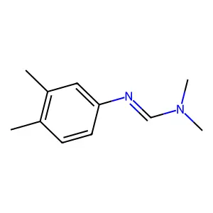 N,N-Dimethyl-N'-(3,4-dimethylphenyl)formamidine structure