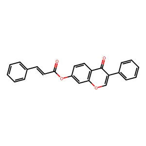 7-Cinnamoyloxyisoflavone structure
