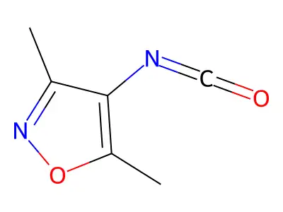 3,5-Dimethylisoxazole-4-isocyanate structure