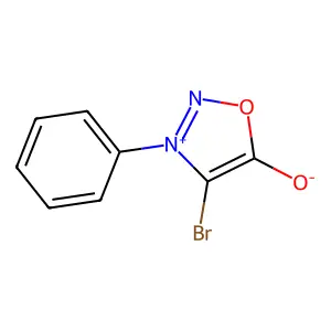 4-Bromo-3-phenylsydnone structure