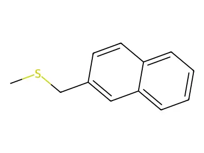 Methyl 2-naphthylmethyl sulfide structure