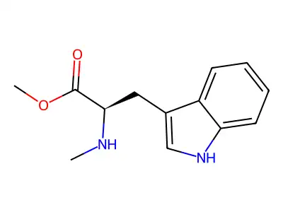 Methyl 3-(1H-indol-3-yl)-2-(methylamino)propanoate structure