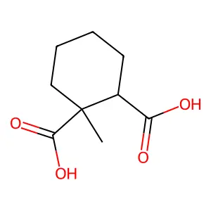 1-Methyl-1,2-cyclohexanedicarboxylic acid structure