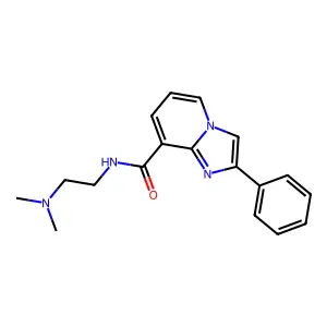 N-(2-(Dimethylamino)ethyl)-2-phenylimidazo(1,2-a)pyridine-8-carboxamide structure