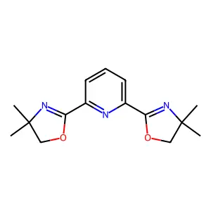 2,6-Bis(4,4-dimethyl-4,5-dihydro-1,3-oxazol-2-yl)pyridine structure