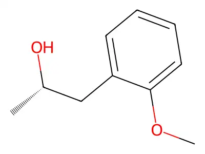 (2S)-1-(2-methoxyphenyl)propan-2-ol structure