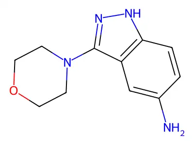 3-Morpholino-1H-indazol-5-amine structure
