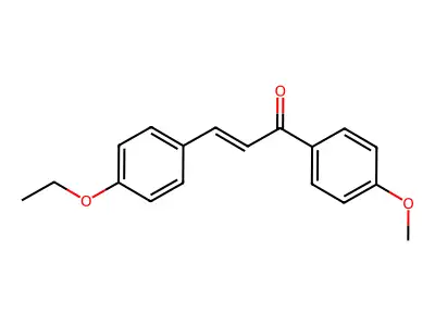 (2E)-3-(4-Ethoxyphenyl)-1-(4-methoxyphenyl)prop-2-en-1-one structure