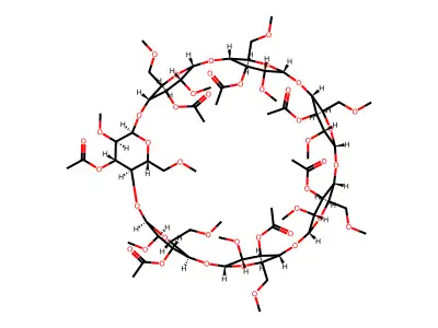 Heptakis(3-O-acetyl-2 6-DI-O-methyl)- structure
