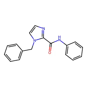 Imidazole-2-carboxanilide, 1-benzyl- structure