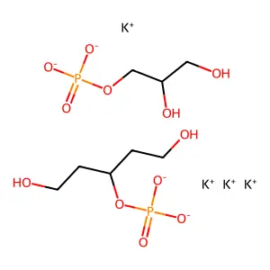 甘油磷酸钾三水合物 structure