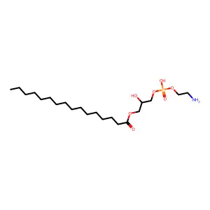 1-棕榈酰磷脂酰乙醇胺 structure