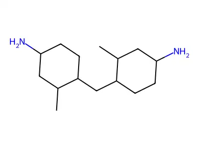 bis(p-amino-2-methyl--cyclohexyl)methane structure