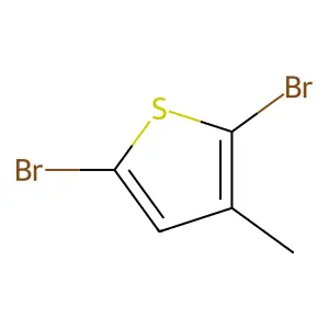2,5-Dibromo-3-methylthiophene structure