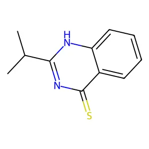 2-(Propan-2-yl)-3,4-dihydroquinazoline-4-thione structure