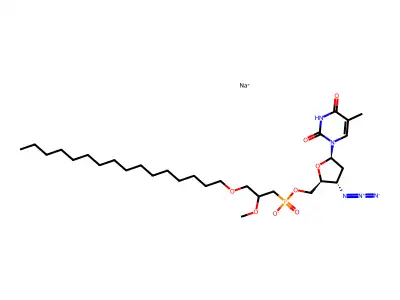 PhosphonorylLipid-AZT structure