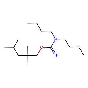 2,2,4-trimethylpentyl N,N-dibutylcarbamimidate structure
