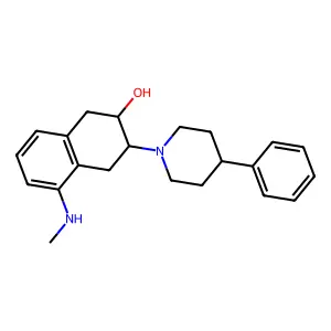 N-Methylaminobenzovesamicol structure
