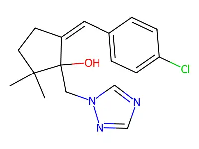灭菌唑 structure