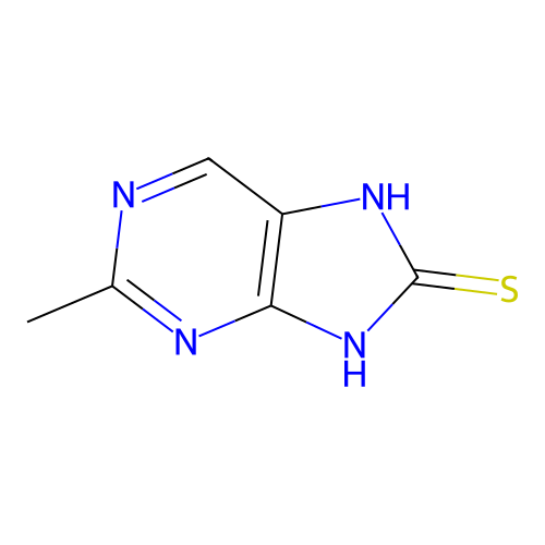 Methylpurinethiol structure