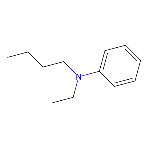 N-Butyl-N-ethylaniline structure