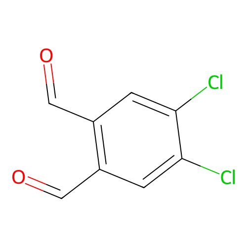 1,2-Benzenedicarboxaldehyde, 4,5-dichloro- structure