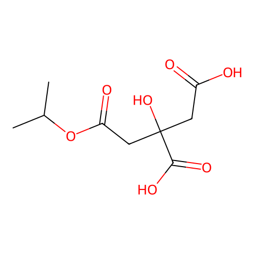 1-Isopropyl citrate structure