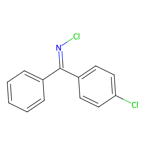 (Z)-N-chloro-1-(4-chlorophenyl)-1-phenylmethanimine structure