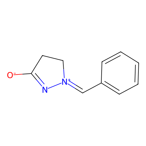 (E)-2-Benzylidene-5-oxopyrazolidin-2-ium-1-ide structure