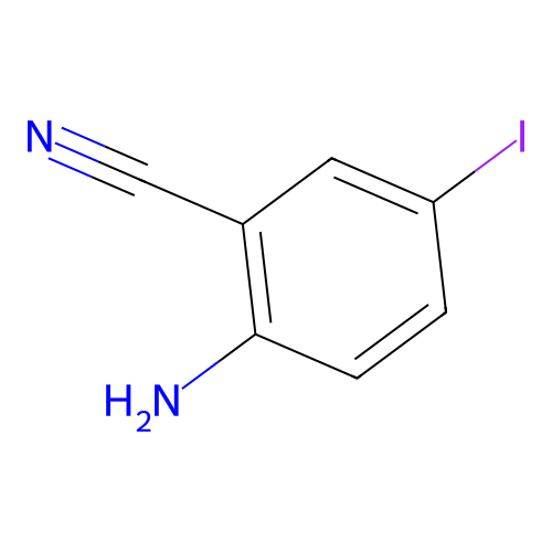 2-Amino-5-iodobenzonitrile structure