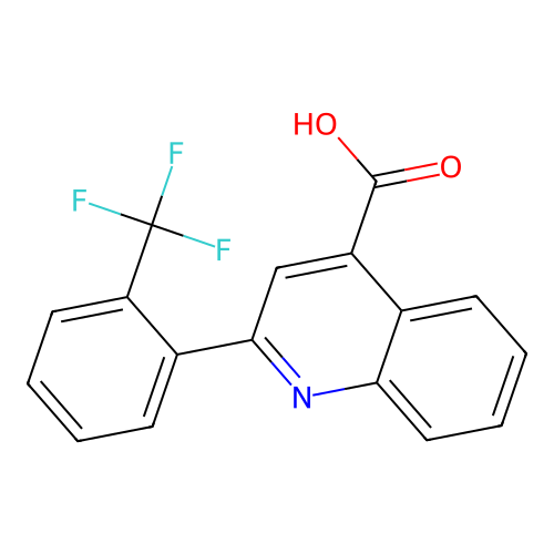 2-[2-(trifluoromethyl)phenyl]quinoline-4-carboxylic Acid structure