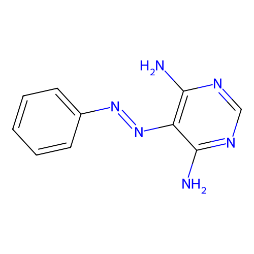 5-(2-Phenyldiazenyl)-4,6-pyrimidinediamine structure