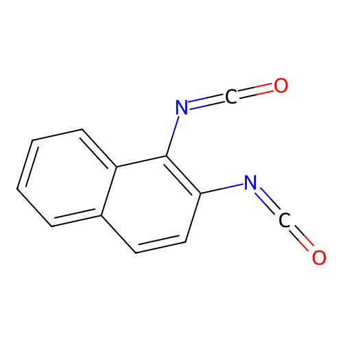 1,2-Diisocyanatonaphthalene structure