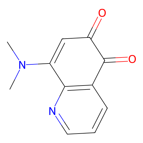 8-(Dimethylamino)quinoline-5,6-dione structure